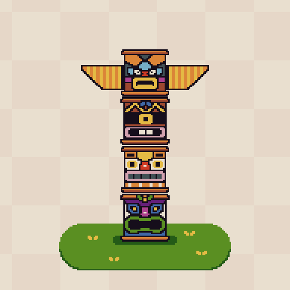 Tiki Totem  #9