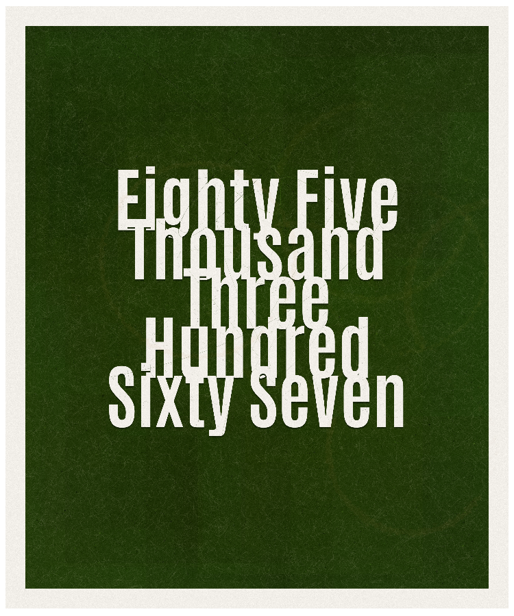 Count #85367