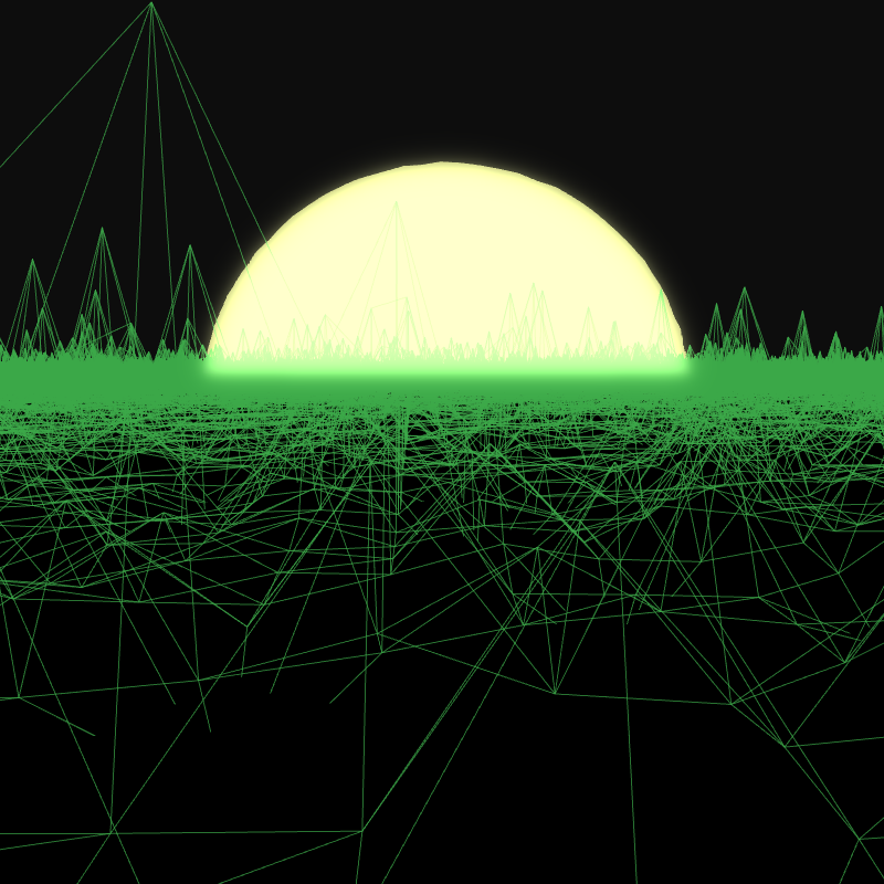 Generative Retrowave Field #143