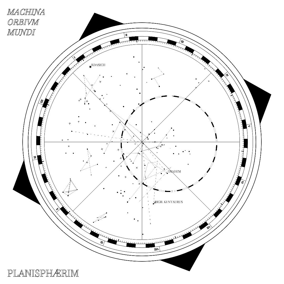 A Fictional Map Of Constellations #79