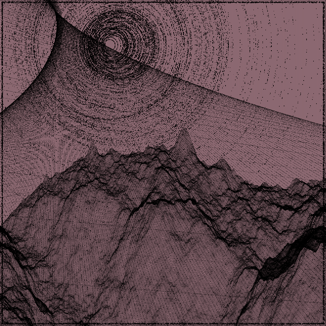 Surreal classic generative landscape #68