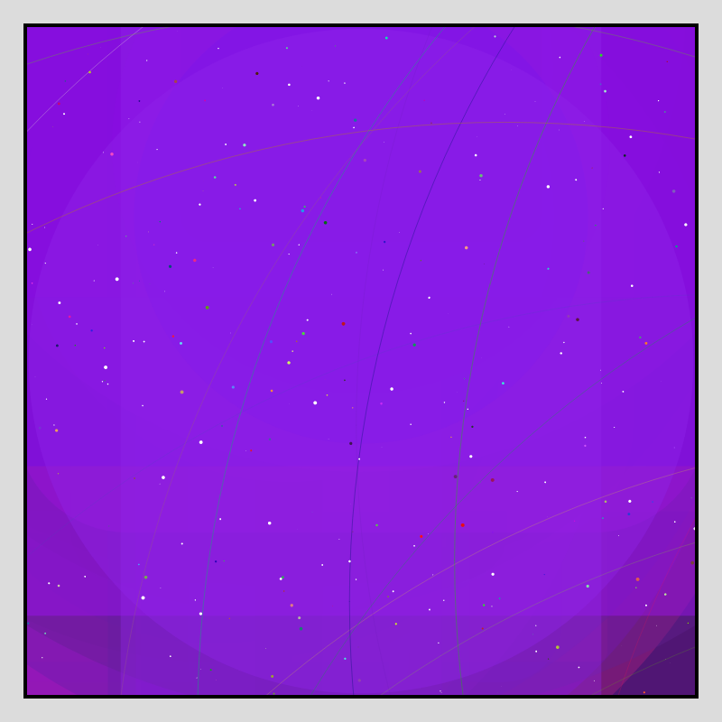 Color Field Starry B #132