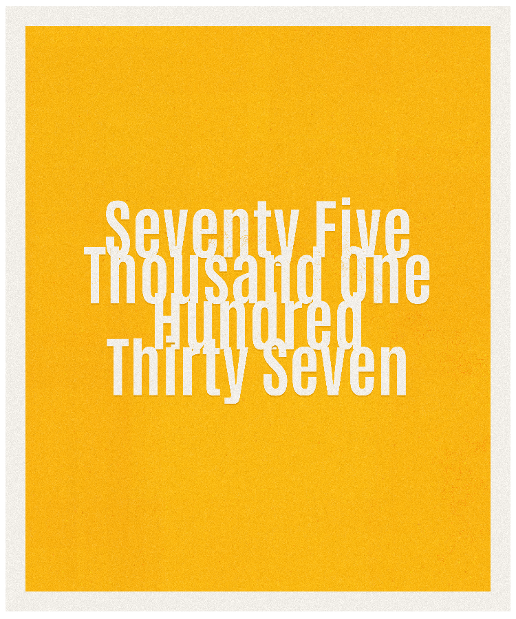 Count #75137