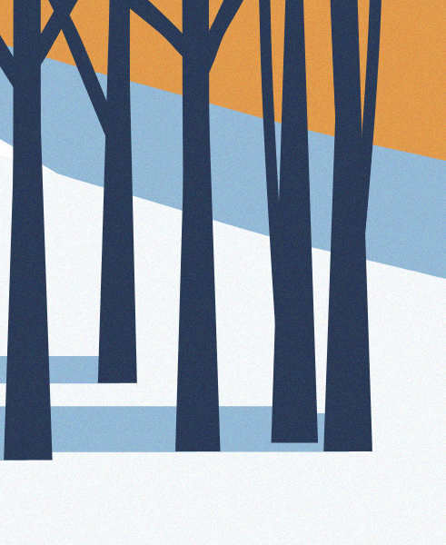 Minimal Snow Landscape #22