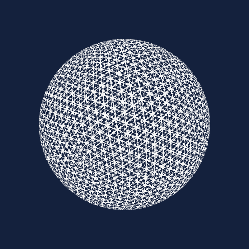 Digital Gothic: Spherical Tessellation #18