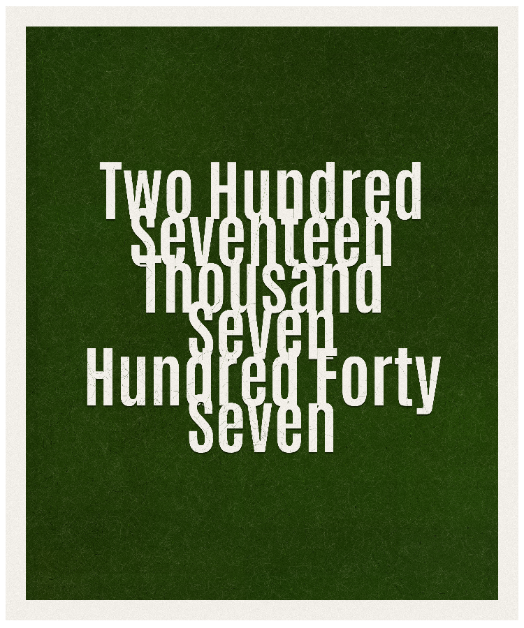 Count #217747