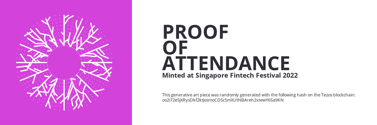 SFF2022 Proof of Attendance Token #109