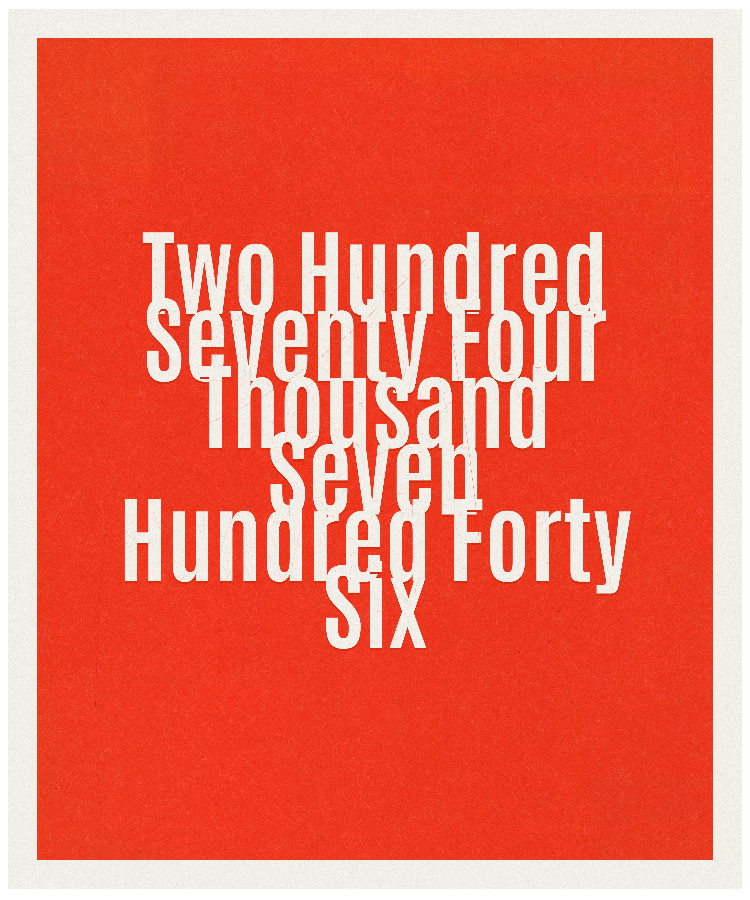 Count #274746