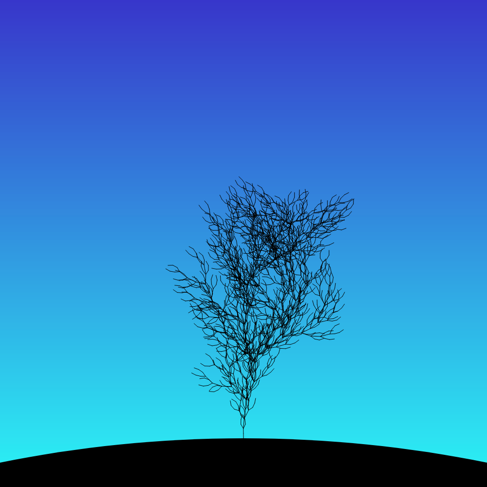 Fractal-Lsystem Tree #118