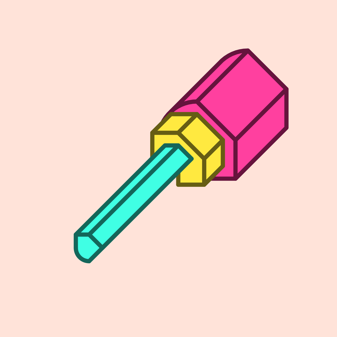 Calm shapes #1101