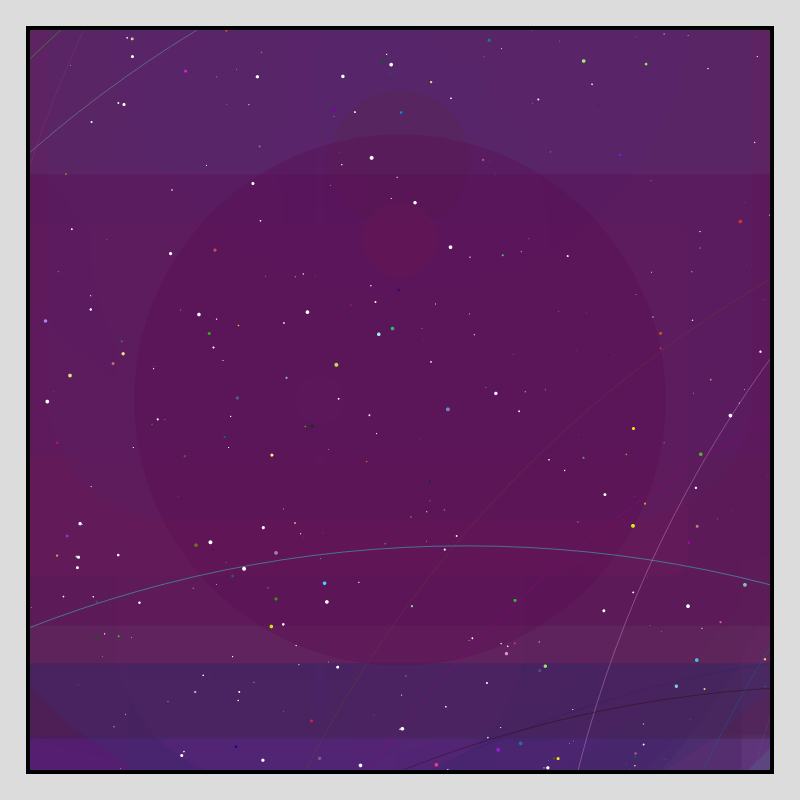 Color Field Starry B #216