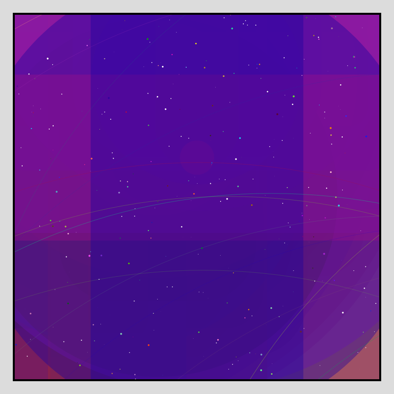 Color Field Starry B #198