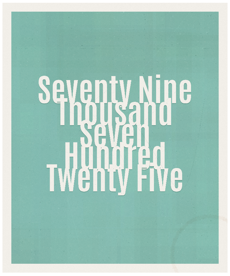 Count #79725