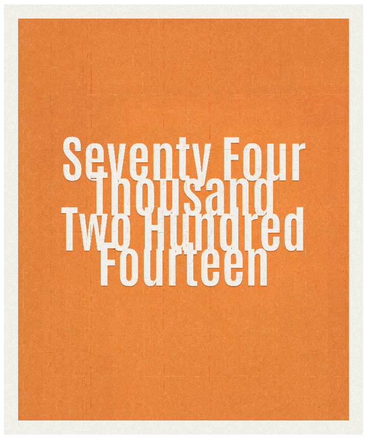 Count #74214