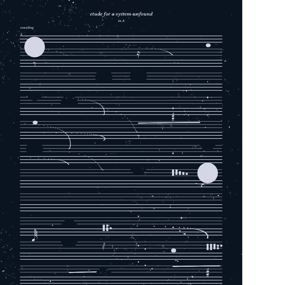 etude for a system unfound #51