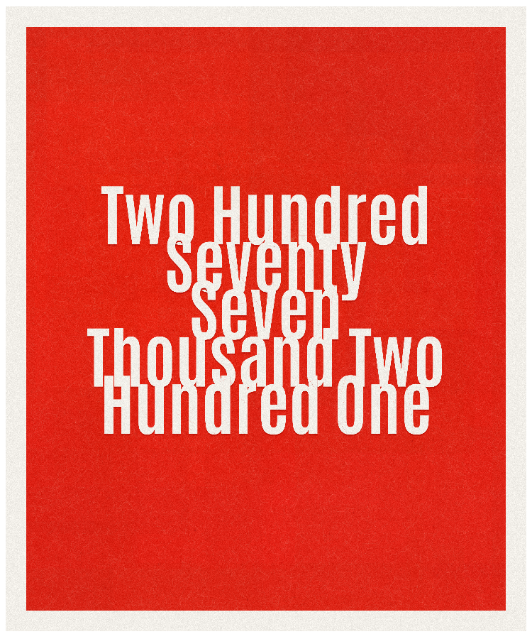 Count #277201