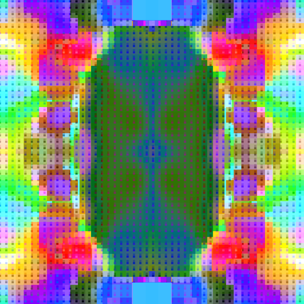 Magical Pixelated Kaleidoscope #7