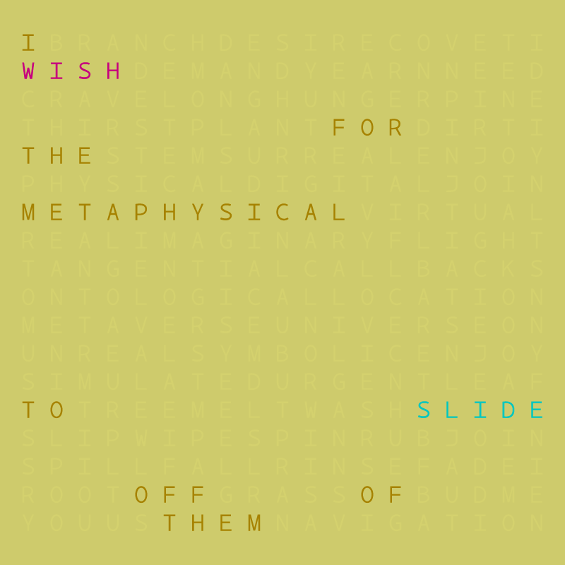 I wish for the metaverse ... #47