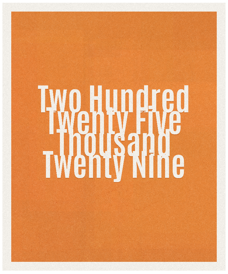 Count #225029