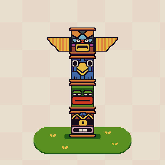 Tiki Totem  #30