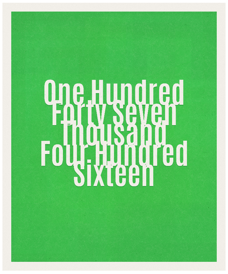 Count #147416