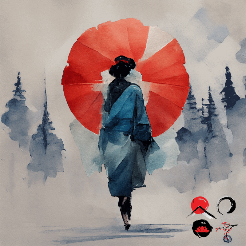 A walking geisha #1