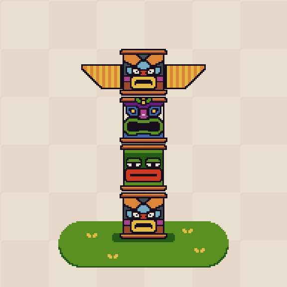 Tiki Totem  #13