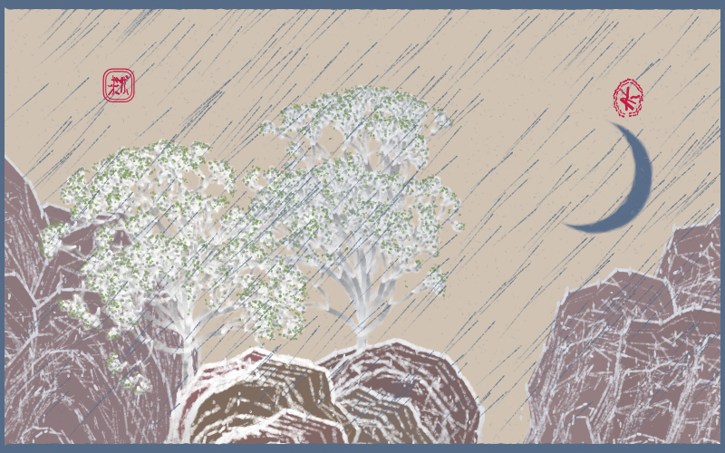 Bloom in the rain #12