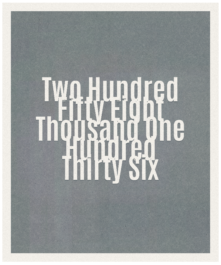 Count #258136