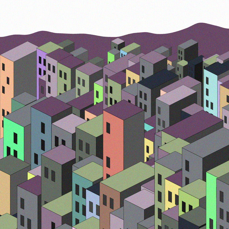 Coloured City #4