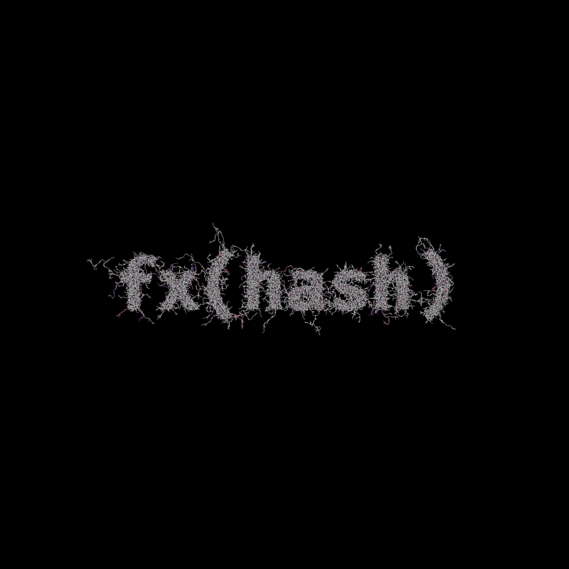 FXHASH Logo with Features #333