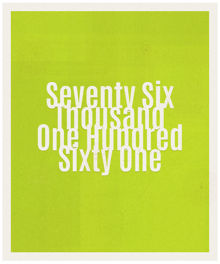 Count #76161