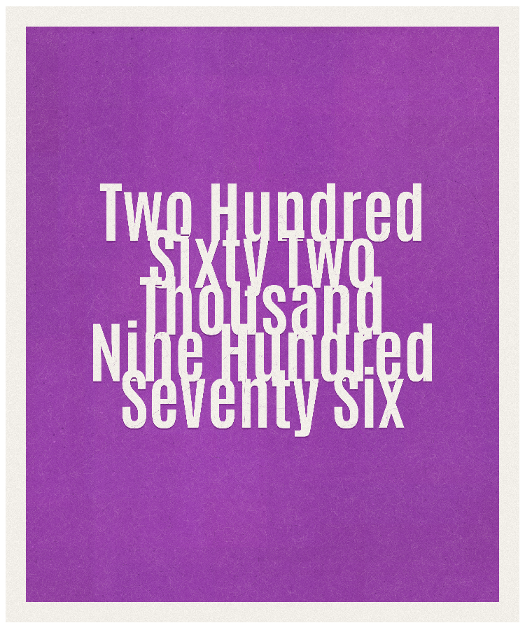 Count #262976