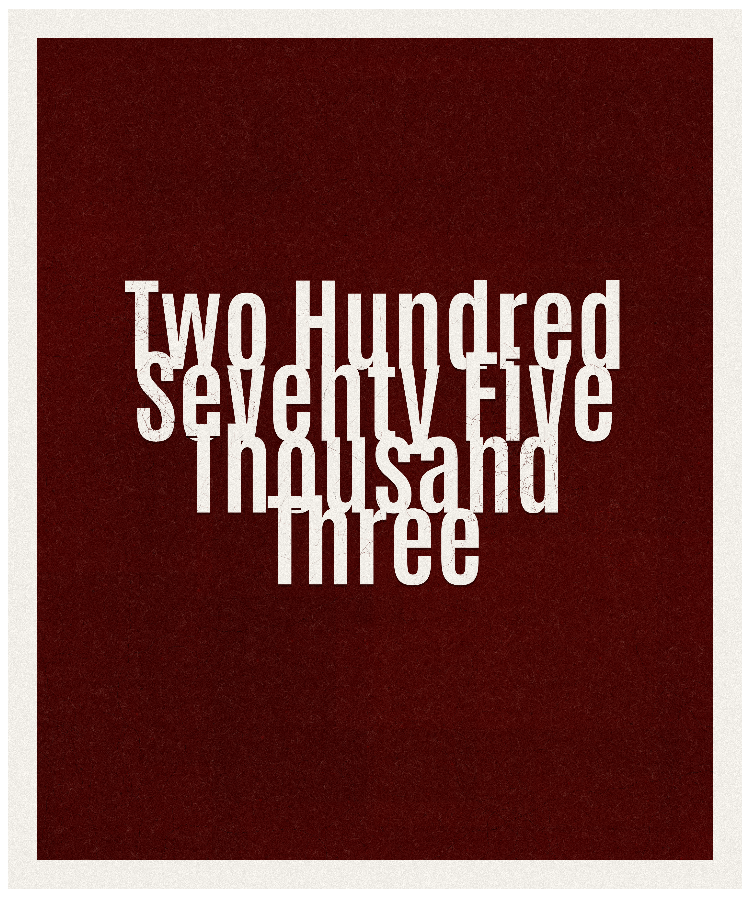 Count #275003