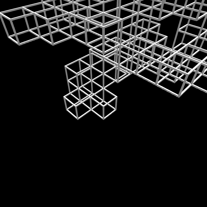 Genuary6: Drunken Modular Cubes #6