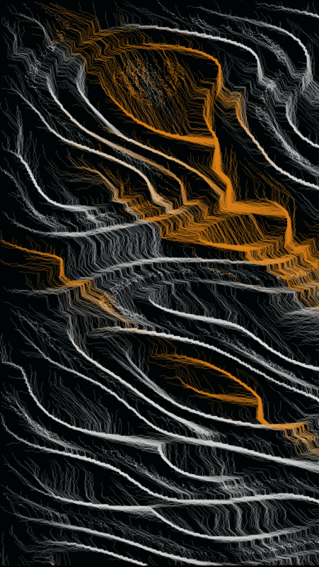 Algoscapes | Rock-face #337