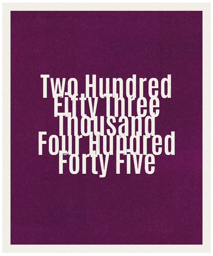 Count #253445