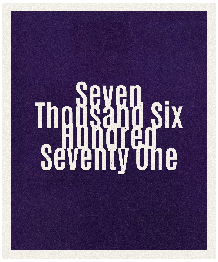 Count #7671