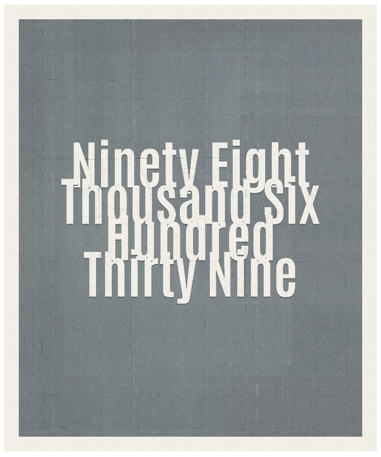Count #98639