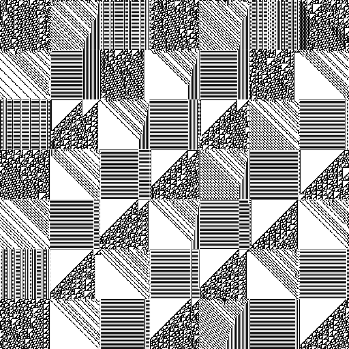 RULES (for Elementary Cellular Automata) #408