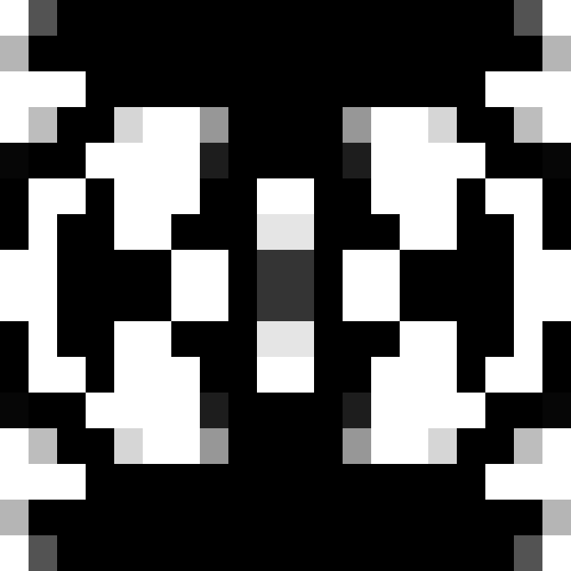 QR Glyphs Invaders #8