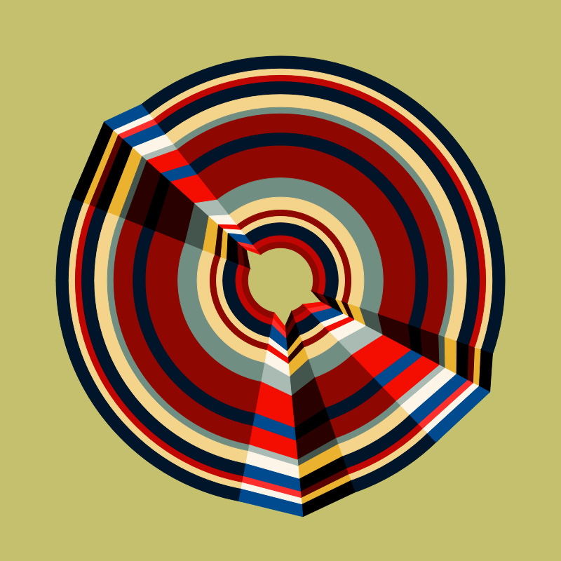 Folded Circle #44