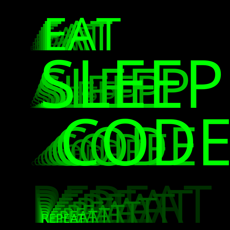 Eat Sleep Code Repeat #2