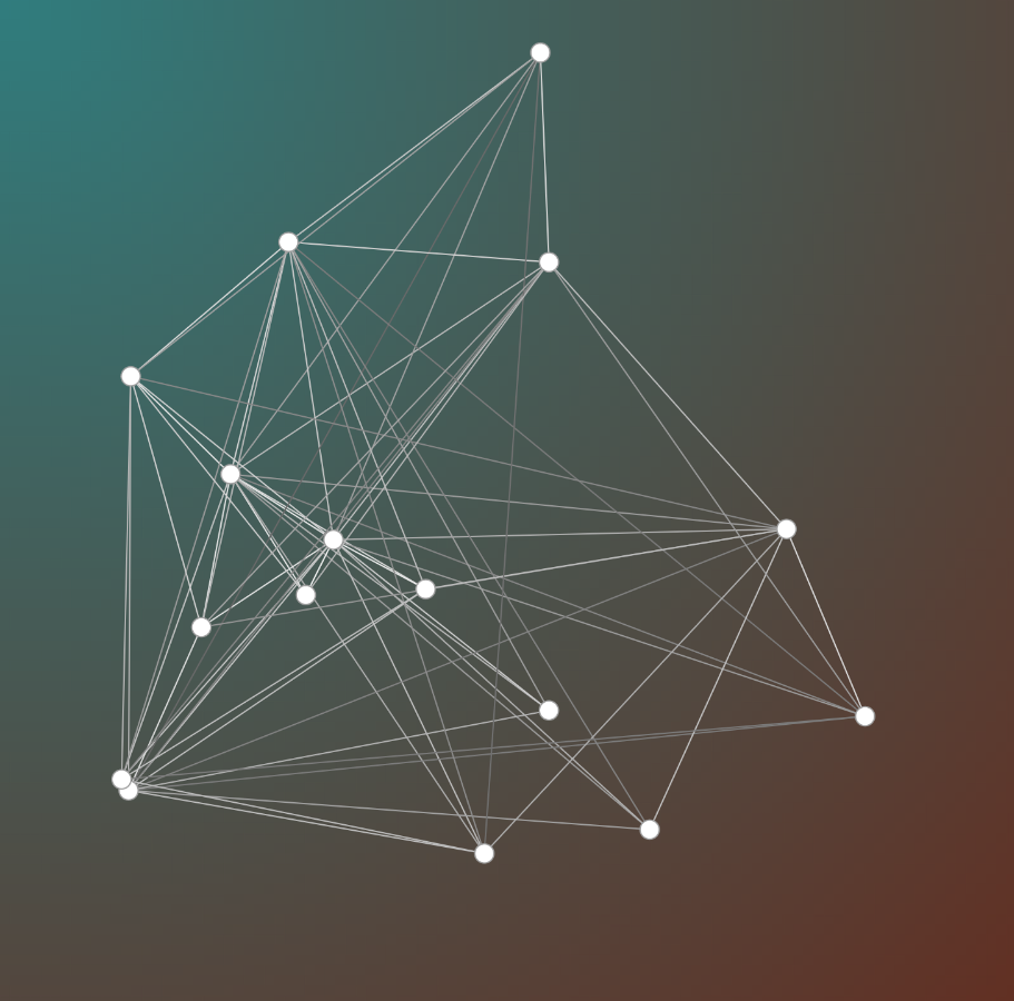 Brownian Graphs with Dynamic Points