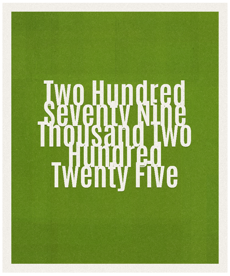 Count #279225