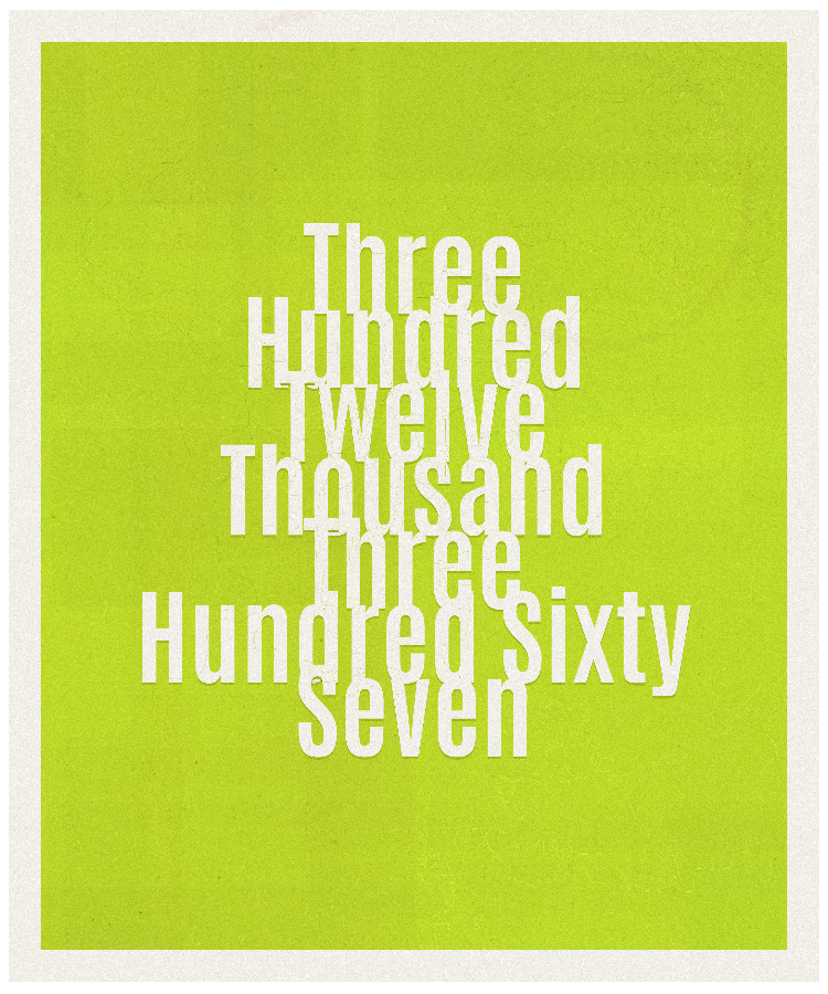 Count #312367