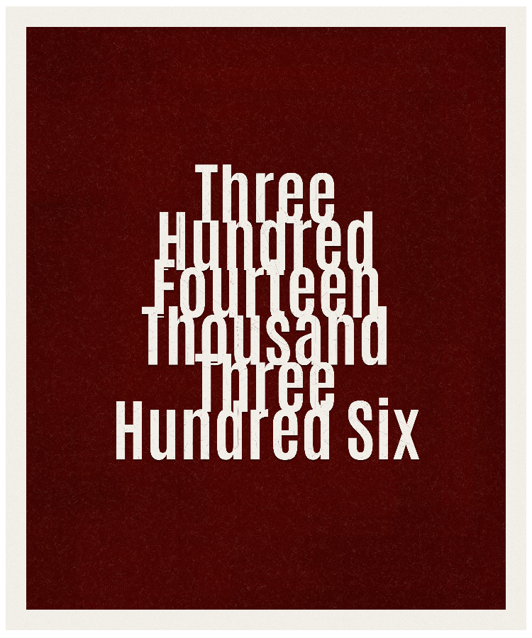 Count #314306