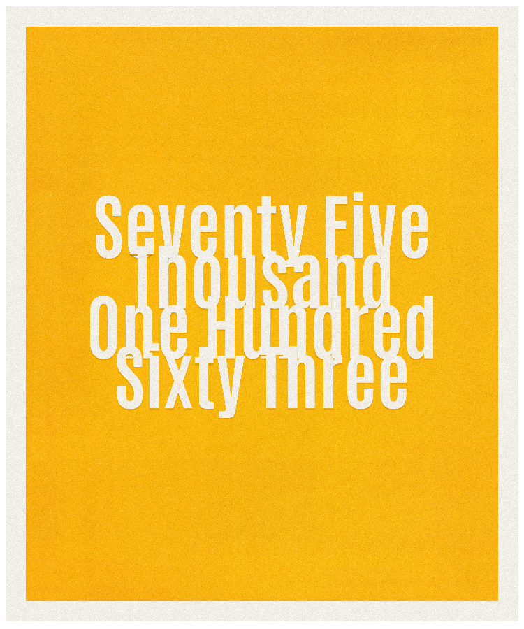 Count #75163