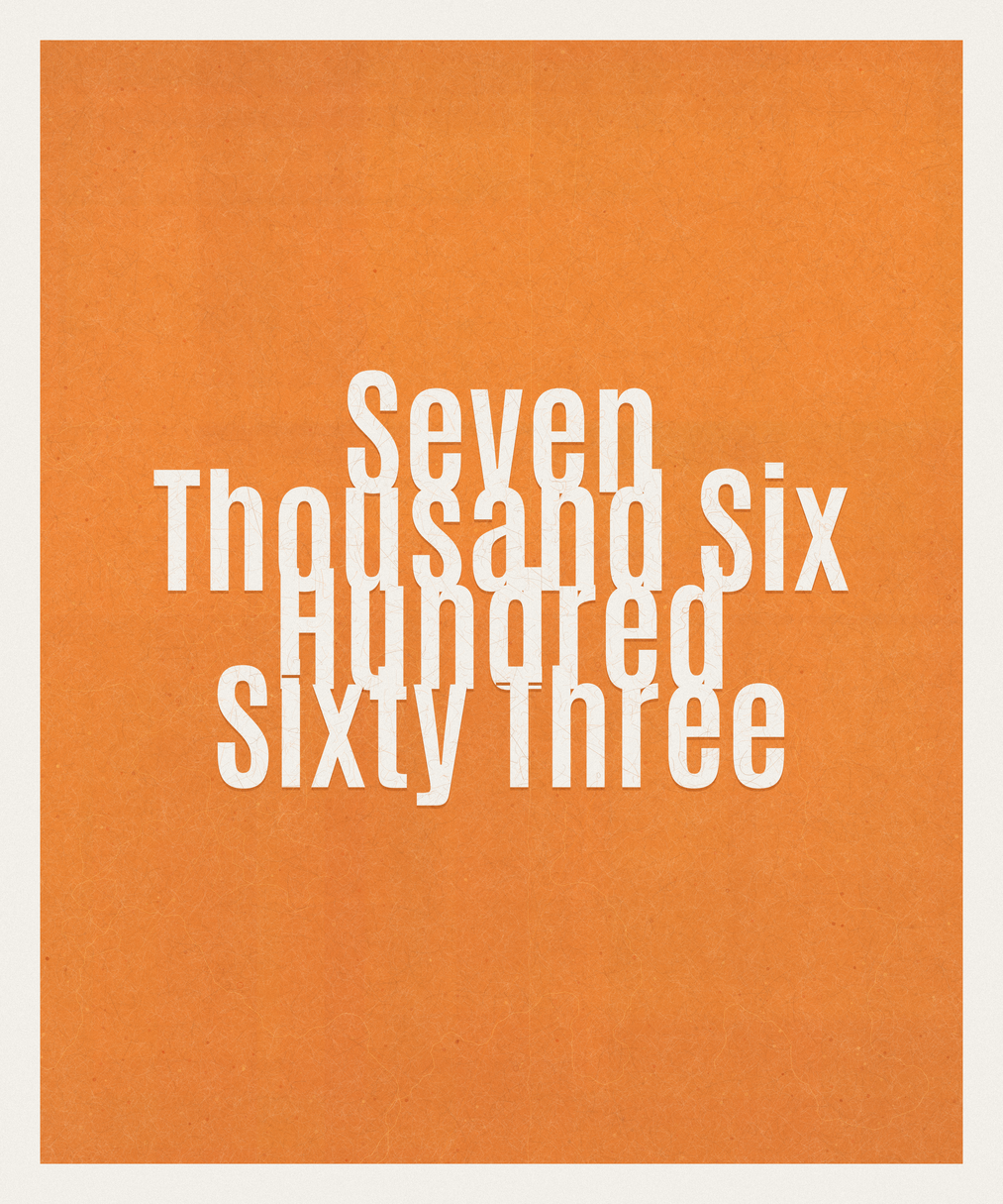 Count #7663