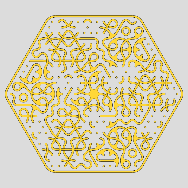 Truchet Threefold Symmetry #13